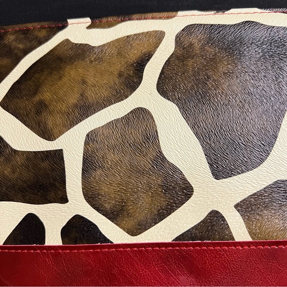 Miche Jayma red giraffe print Classic Bag Shell Interchangeable Handbag‎ Cover - Picture 3 of 6